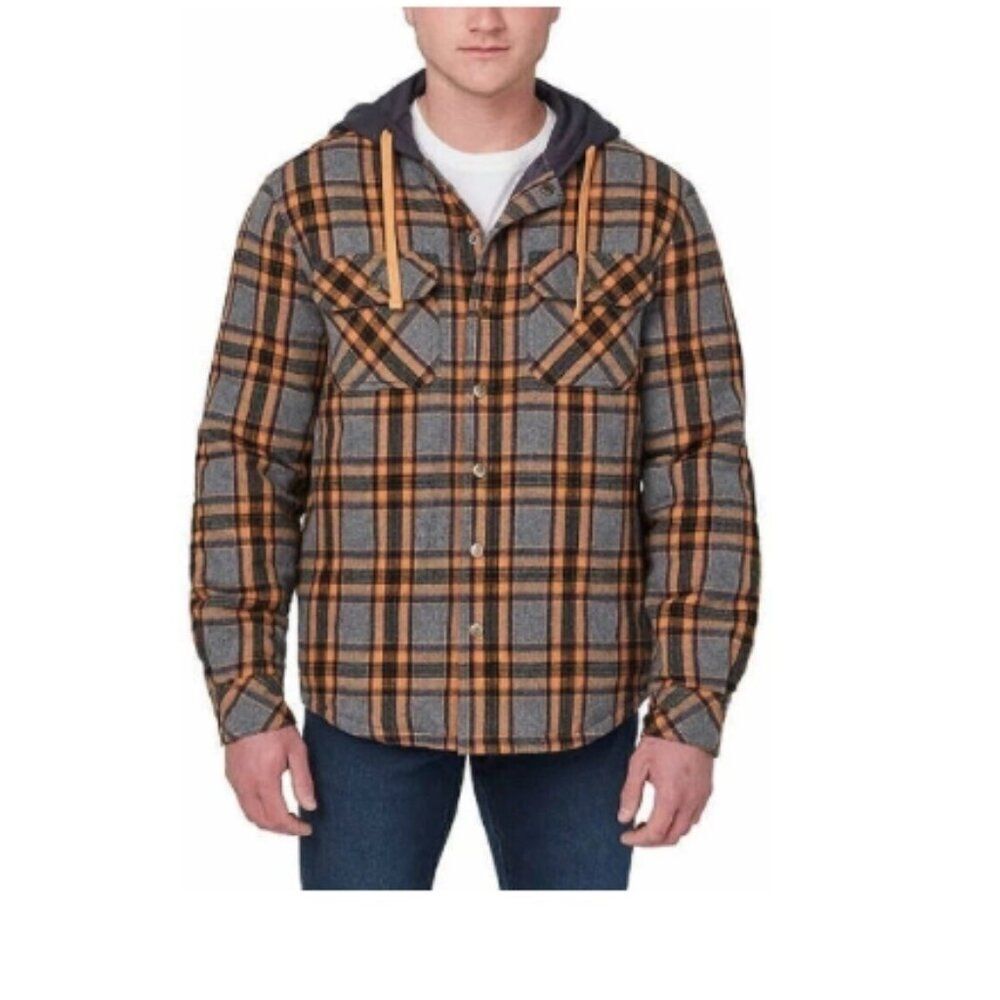 Like New! Legendary Outfitters Plaid Hoodie Shacket in Size M